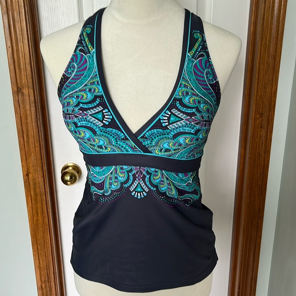 Athleta Swim Top women’s paisley